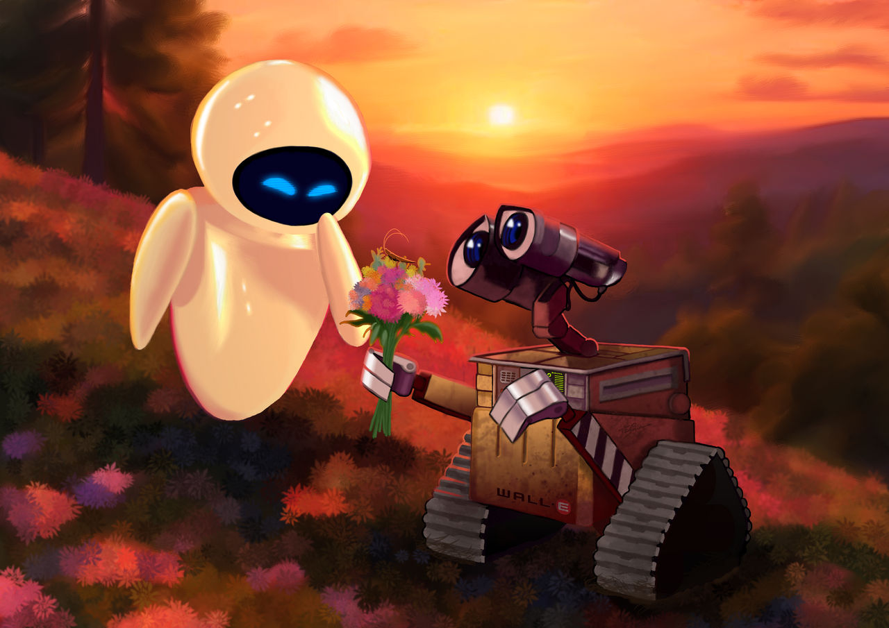 Wall-E y Eva