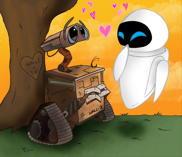 Wall-E y Eva